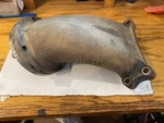 Used Oem Volvo Penta Ips Pod Drive Exhaust Rider Pipe Flange 3861077 G-1. Fixed Price $300.00.