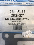 Nos New Sierra Gasket 18-0111 Exh. Elbow Mtg. Mercury 27-89657. Fixed Price $6.99.