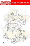 Yamaha Hose 5EB-14294-00-00 Oem New. Fixed Price $48.36.