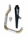 Custom Exhaust Muffler System For Keeway K-light 202 Power & Sound Upgrade. Fixed Price $180.00.