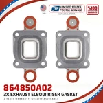 2PCS 27-864850A02 Exhaust Manifold Elbow Riser Gasket Dry Joint For Mercruiser. Fixed Price $31.95.