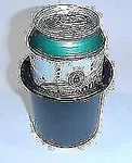 Beckson, Glass Black W/chrome Rim, Recessed Cup Holders. Fixed Price $49.35.