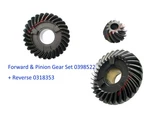 Forward & Pinion Gear 0398522 + Reverse 0318353 Omc Johnson Evinrude 40-65HP. Fixed Price $250.69.