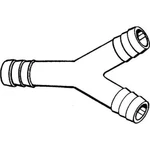 T-h Marine Barbed Wye Y-fitting 3-WAY 3/4" Hose #Y-750-DP. Fixed Price $16.82.