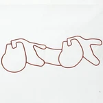 Johnson Evinrude Omc New Oem Starboard Manifold/carburetor Seal, 335819, 0335819. Fixed Price $16.94.