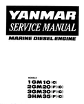 Yanmar 1GM10 2GM20 3GM30 3HM35 Service Shop Repair Manual, Remanufactured. Fixed Price $39.55.
