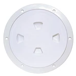 Beckson 8" Smooth Center Screw-out Deck Plate White DP80-W Upc 021083009995. Fixed Price $45.66.