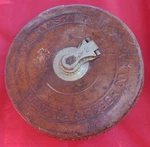 Vintage Samson Tape Keuffel & Esser N.y. Reel Measuring Leather Roll CO2. Fixed Price $22.50.