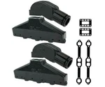 Volvo Penta 271D AQ290A 5.0 5.7 350 Exhaust Manifolds Risers Elbow Kit Set. Fixed Price $1050.00.