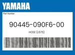 Yamaha Genuine Hose (L675) 90445-090F6-00. Fixed Price $31.14.