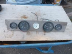Outboard Omc Dash Panel W/ Gauges 21" 4 1/8" Gr Box Gar. Fixed Price $75.00.