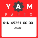 61N-45251-00-00 Yamaha Anode 61N452510000, New Genuine Oem Part. Fixed Price $40.33.