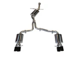 Awe Touring Edition Exhaust For B8/B8.5 A4 2.0T - Quad Tip, Diamond Black Tips. Fixed Price $1945.00.
