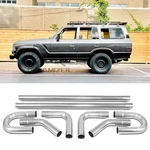 For Toyota Land Cruiser 2.5" Straight Bend Diy Mandrel Exhaust Pipe Tubing Kit. Fixed Price $129.25.