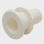 Marine Boat Straight Thru Hull TH-1502-B 1/2 Inch White Plastic. Fixed Price $6.99.