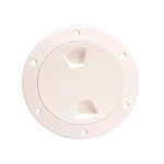 Beckson 4" Smooth Center Screw Out Deck Plate Beige 4.5" Cut. Fixed Price $20.96.