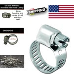 Versatile Mini Hose Clamps 50 Pack Stainless Steel Ideal For Plumbing And Marine. Fixed Price $40.99.