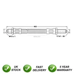Clutch Hose Front Left Sjr Fits Land Rover Discovery Range 2.5 Tdi NTC3400. Fixed Price $25.27.