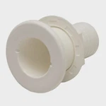 Marine Boat Straight Thru Hull TH-1502-B 1/2 Inch Plastic White. Fixed Price $6.99.