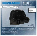 Glm 51110 3" Gm Mercruiser Riser Elbow 15-DEGREE. Fixed Price $189.00.