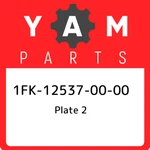 1FK-12537-00-00 Yamaha Plate 1FK125370000, New Genuine Oem Part. Fixed Price $30.48.