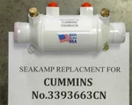 New Seakamp Cummins 3393663 Marine Diesel Transmission Oil Cooler Copper Nickel. Fixed Price $566.26.