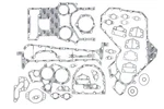 Fits Ih 11; Landini 70, 65, Rex Vineyard; Massey Crankcase Gasket Set. Fixed Price $167.64.