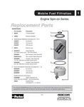 S3209P Parker Racor Element- REPLACEMENT-30 Micron. Fixed Price $50.37.