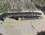 1982 Mastercraft Exhaust Set Of 2.5 Fiberglass Boat 14358. Fixed Price $255.00.