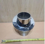 4" 16 Thru Hull Transom Exhaust Tip (buck Algonquin Chrome Plated). Fixed Price $140.00.