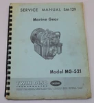 1968 Twin Disc Model MG-521 Marine Gear Service Manual. Fixed Price $37.50.