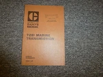 Caterpillar 7261 Marine Transmission Parts Catalog Manual Book S/n 89B1-UP. Fixed Price $55.05.