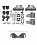 Mercruiser V6 One-piece Exhaust Manifold Riser Conversion 4.3 Elbow Kit Set. Fixed Price $908.00.