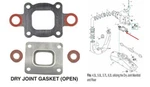 Dry Joint Open Elbow Gasket Mercruiser 4.3 5.0 5.7 6.2 27-864547A02 864547A1. Fixed Price $24.70.