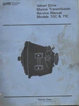 Borg-warner Velvet Drive 70C 71C Marine Transmission Service Manual. Fixed Price $48.00.