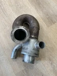 Used Oem Volvo Penta D6 330 Diesel Stainless Exhaust Riser 24410932 G-1. Fixed Price $500.00.