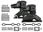 Volvo Penta Exhaust Manifold Package With Risers, Gaskets, Bolts Omc 4.3L V6. Fixed Price $725.00.