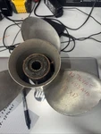 Mercury Quicksilver Stainless Steel Blade 13.25 X17 Prop 48-72764A5. Fixed Price $160.00.