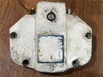 981099 Omc Stringer 800 Upper Gear Case Unit Exhaust Housing Cover & Bushing. Fixed Price $15.00.