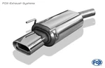 Fox Sport Exhaust For Opel Corsa B 135 80MM Flat Oval Rolled Angle. Fixed Price $538.19.