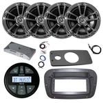 Infinity Radio, Adapter,spa Bezel, Ant, Amp W/kit, 4X 6.5" 225W Chrome Speaker. Fixed Price $519.90.