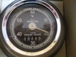 1963 12 Volt Vdo Hour Meter W/ Minute Hand Nib Instruction Sheet. Fixed Price $99.99.