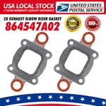 Exhaust Elbow Riser Dry Joint Gasket Restricted Flow 27-864547A02. Fixed Price $41.39.
