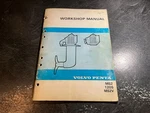 Volvo Penta MS2, 120S Sail Drive, MS2V Reverse & Reduction Gear Workshop Manual. Fixed Price $29.17.