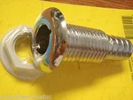 Thru Hull Fitting Seachoice 17941 Fits 3/4" Hose Chrome Plated Plastic Barb. Fixed Price $14.20.