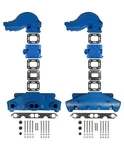 Barr Manifold Exhaust Kit For Crusader Small Block Gm Center Style W/ 8-1/4". Fixed Price $1912.59.