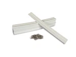 Caliber Marine Slides, White, Pack Of 10, 1.5" X 15" 23031. Fixed Price $29.95.