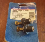 Attwood 7534A3 1 Pair Bailer Plugs Snap Handle 5/8" Id Thru-hull. Fixed Price $5.00.
