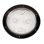 Beckson 8" Clear Center Screw-out Deck Plate Black (DP80-B-C). Fixed Price $55.99.
