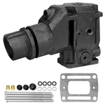 Exhaust Riser Elbow 4" Volvo Penta Omc V6 V8 3855270 3850456 913784 Degree. Fixed Price $199.00.